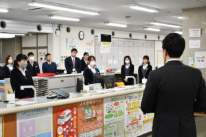 加西警察署が特殊詐欺防止のための防犯指導を実施