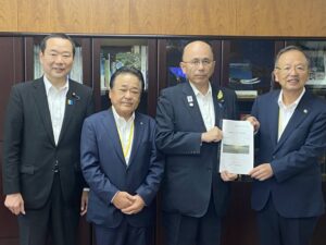加西カントリーエレベーターの施設更新に向けた要望書を提出しました